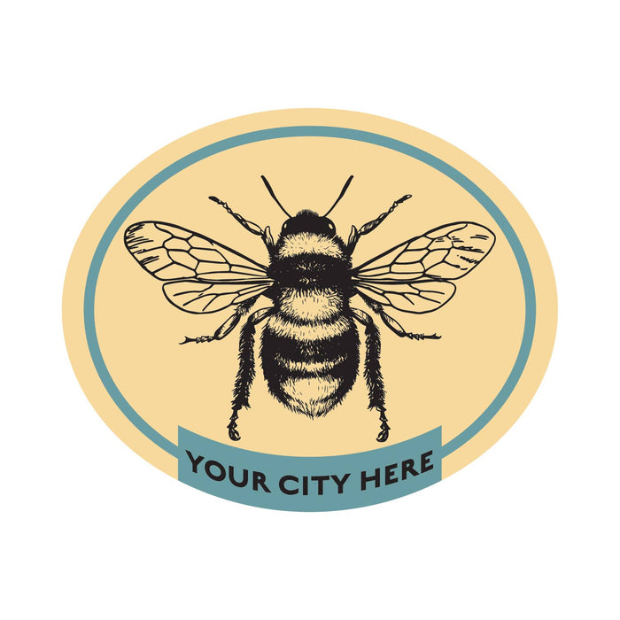 Bee Name Drop Stickers