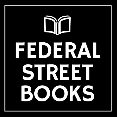 Store logo black and white Federal Street Books
