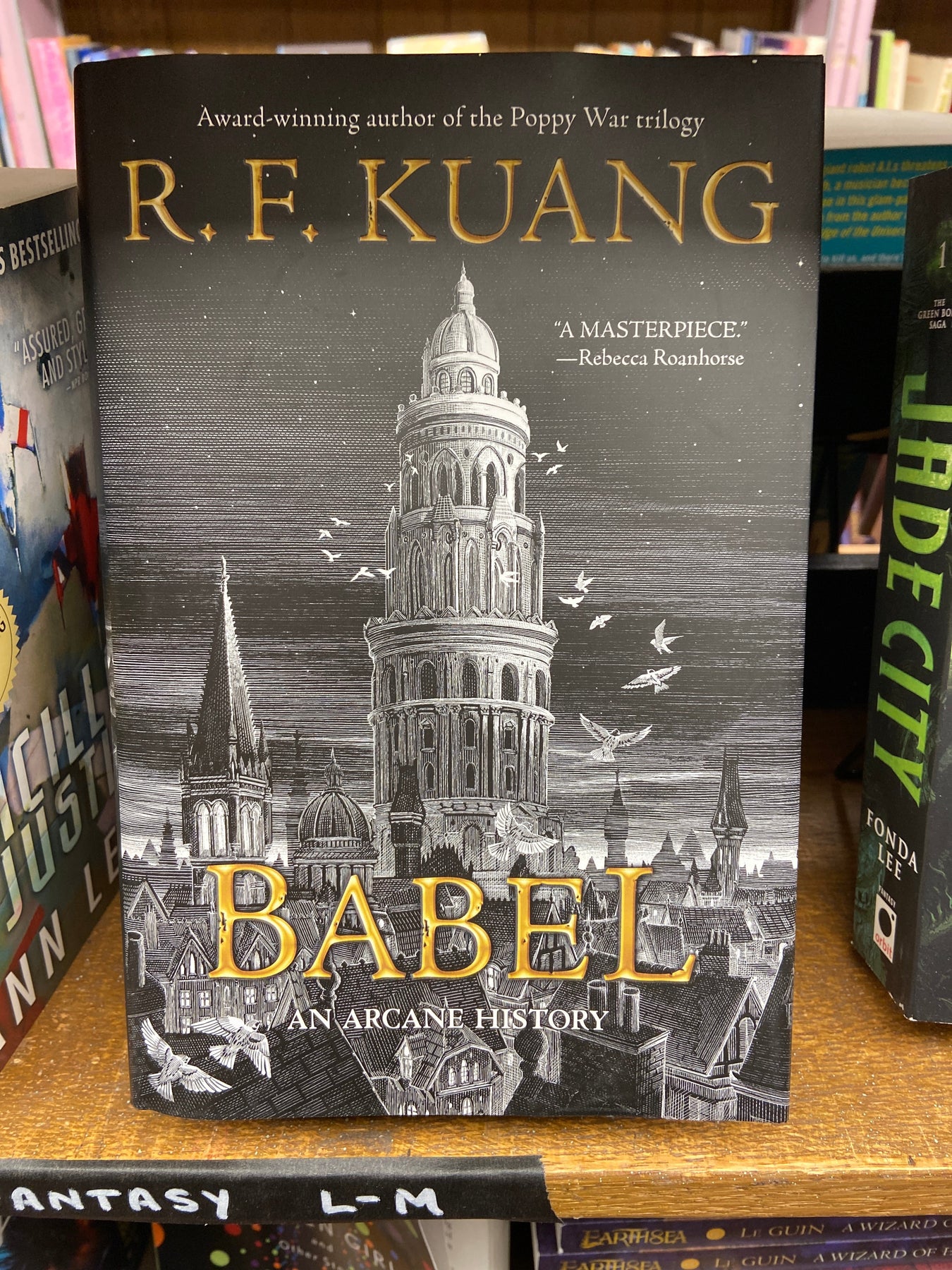 a recent fantasy book, Babel by R.F. Kuang