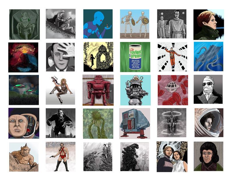 Classic Sci-Fi and Fantasy Month of Movies Calendar