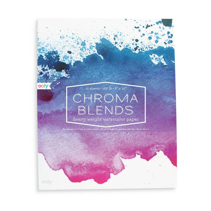 Chroma Blends Watercolor Paper Pad 8x10