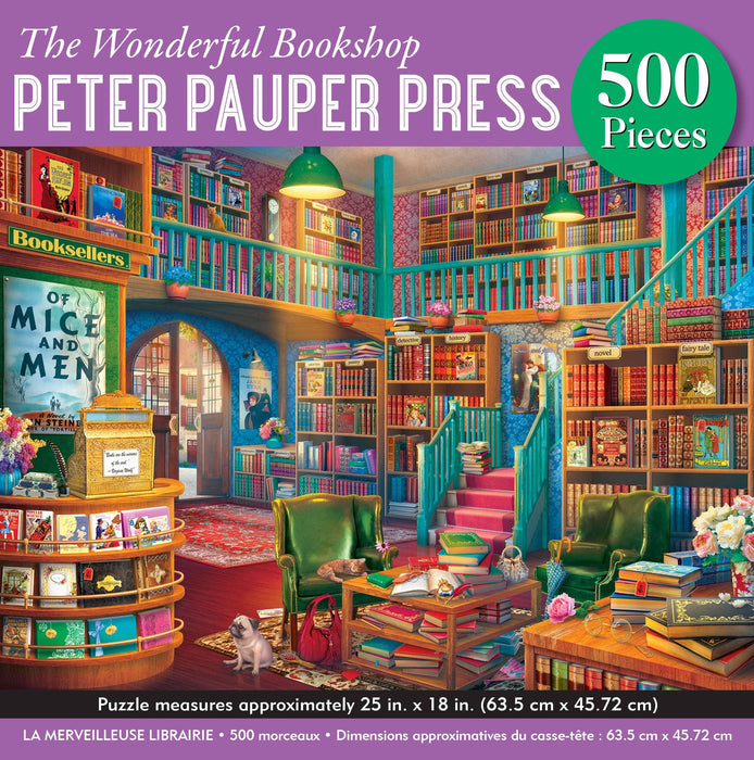 The Wonderful Bookshop 500 Piece Jigsaw Puzzle
