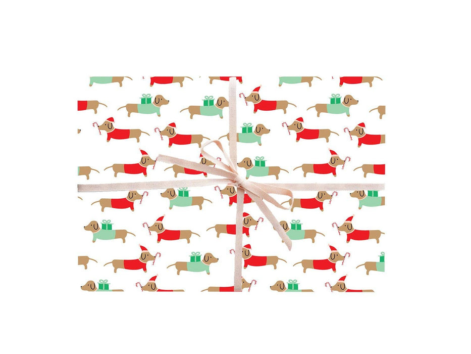 Christmas Dachshunds Gift Wrap - Rolls