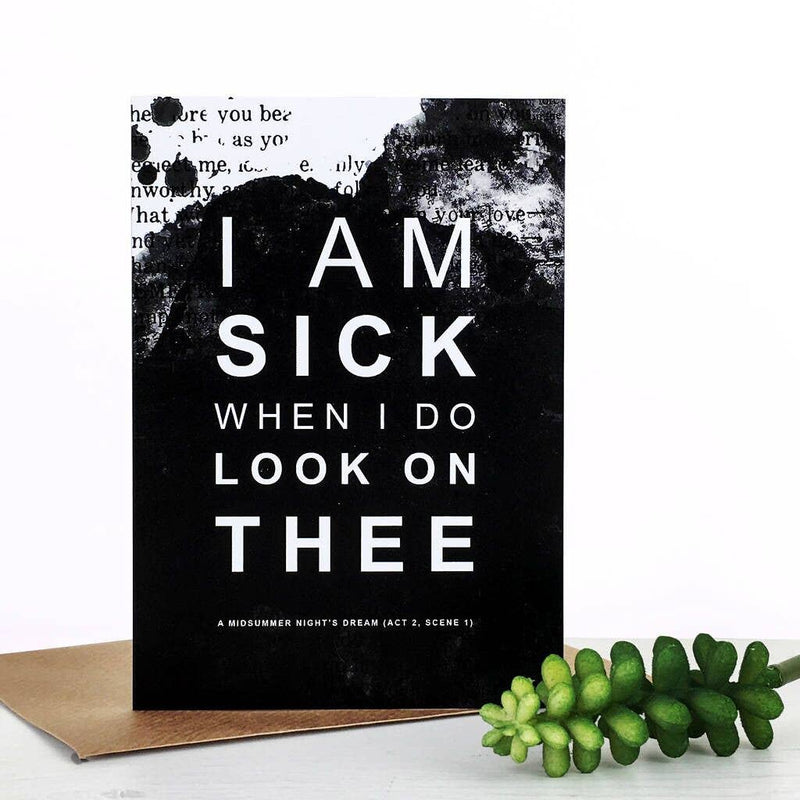When I Do Look Greeting Card