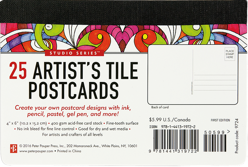 Studio Series Artist's Tiles Postcards