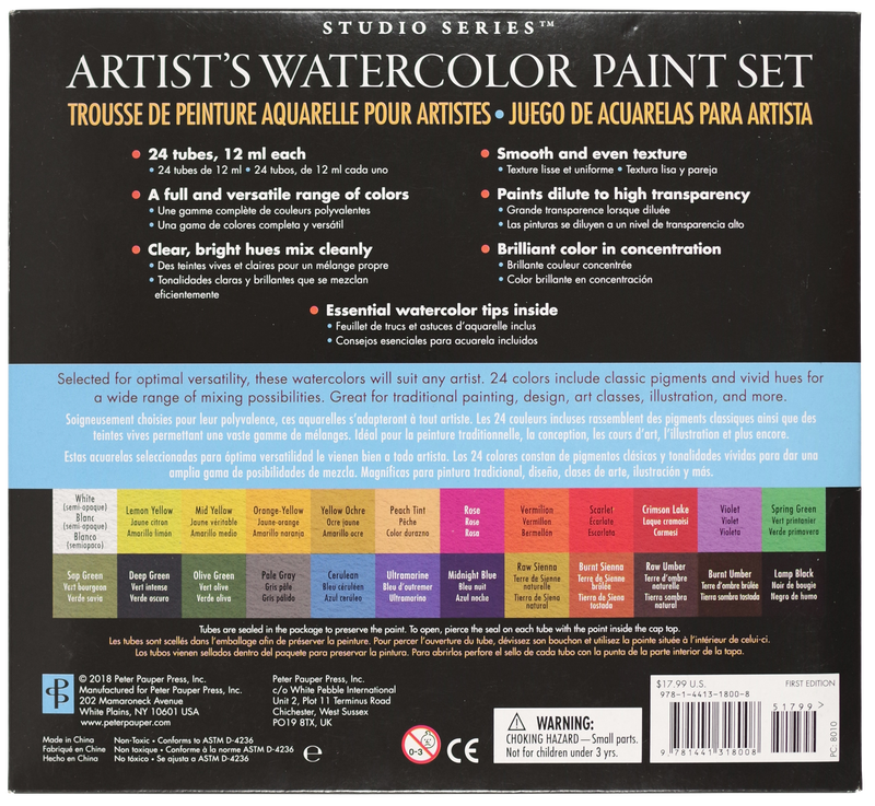 Studio Series Artist's Watercolor Paint Set